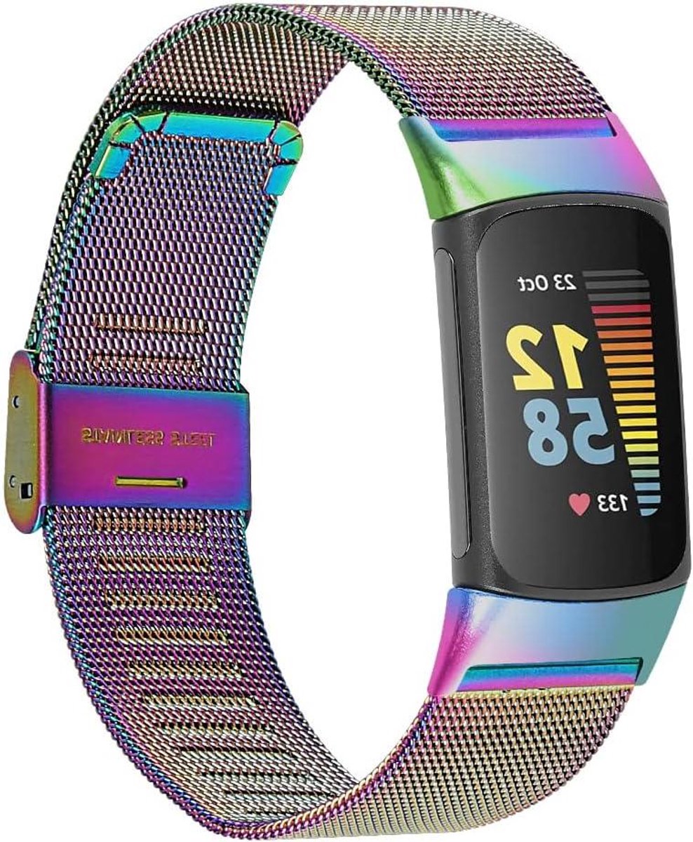 Charge 5 Banden - Smartwatch Polsbanden - Dagelijks Gebruik - Roestvrij Staal - Niet gespecificeerd - Zeven Kleuren