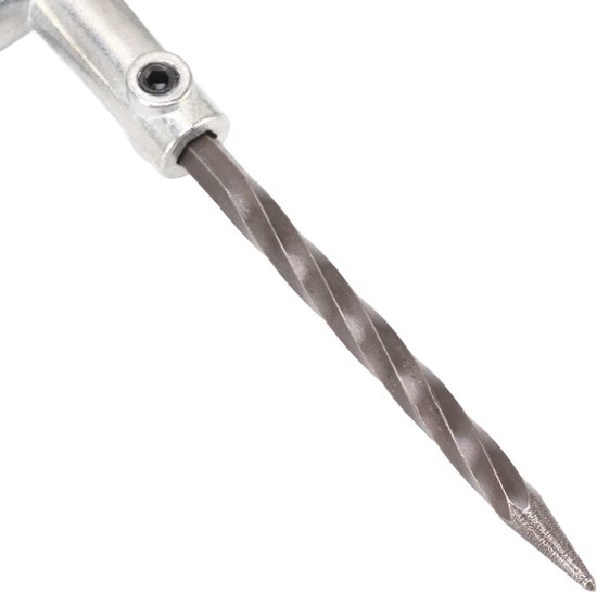 Bandenreparatiekit - Noodgereedschap - Onderweg repareren - T-handvat ontwerp - 35 onderdelen - Grijs — afbeelding 3