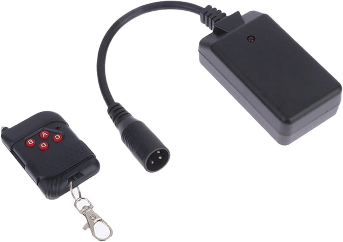Afstandsbediening Rookmachine - Fogger Controller - Podium Effecten - Universele Compatibiliteit - 13 x 10 x 2 cm - Zwart