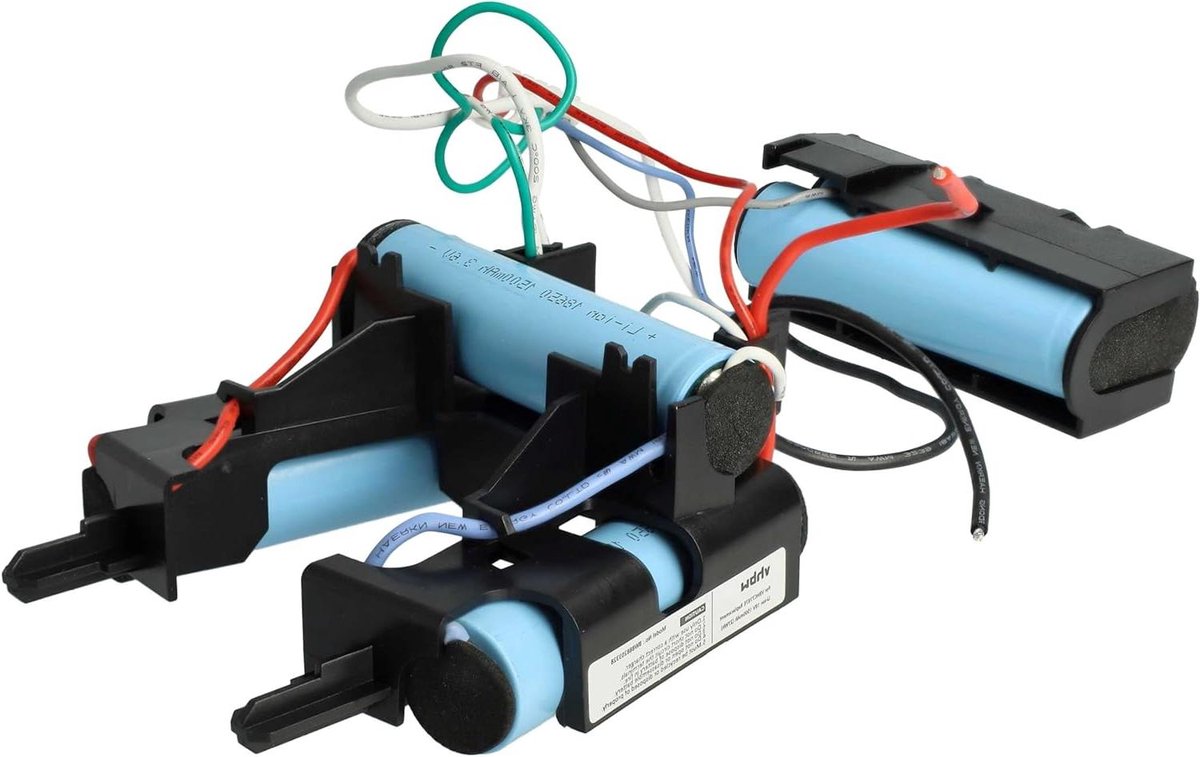 Stofzuiger Accu - Reserve Batterij - Huishouden Schoonmaken - Oplaadbaar Lithium-Ion - 18 Volt 1500 mAh - Zwart
