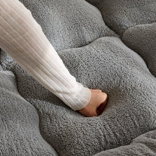Opvouwbare futonmatras - Slaapmat oprolbaar - Reizen en thuis - Draagtas meegeleverd - 90 x 200 cm - A — afbeelding 4
