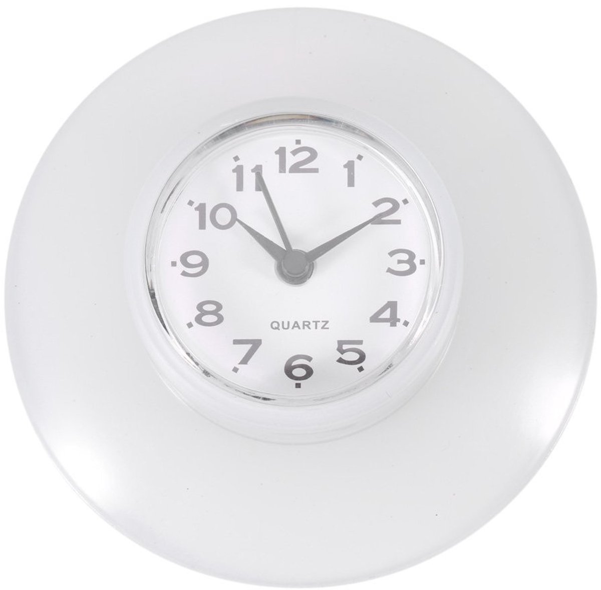 Dailygoody - Wandklok - Waterdicht - Wit - Badkamer - Decoratie - Douche Klok - Klein Formaat
