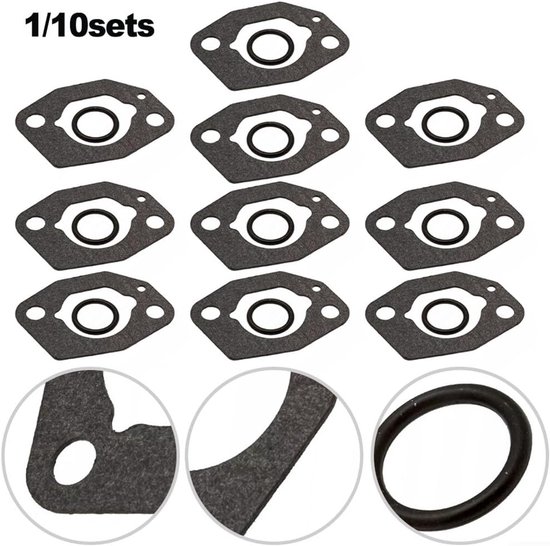 Carburateur Pakkingset - Motor Reparatie - Grasmaaier Onderhoud - Duurzaam en Betrouwbaar - 10x5x1 cm - Zoals afgebeeld — afbeelding 2