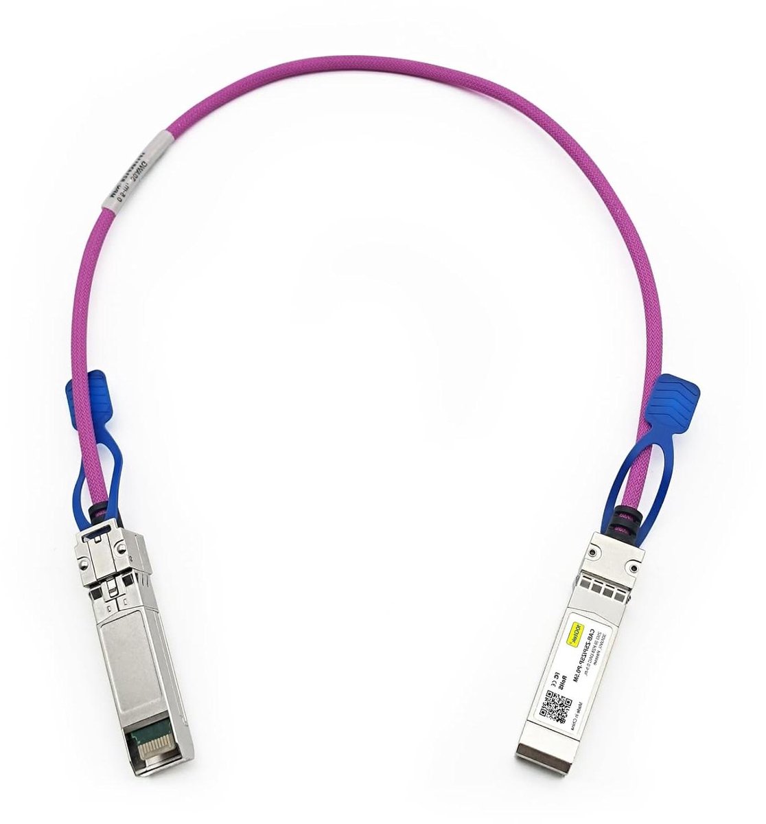 DAC Kabel - Twinax Kabel Koperkabel - Netwerk Verbinding - Passief Ontwerp - 0.5 meter - Zwart