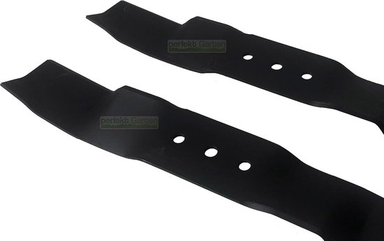 Mulchmessen set - Gazonmaaier messen - Gazononderhoud - Gecertificeerd staal - 2 x 43 cm - Zilverkleurig — afbeelding 2