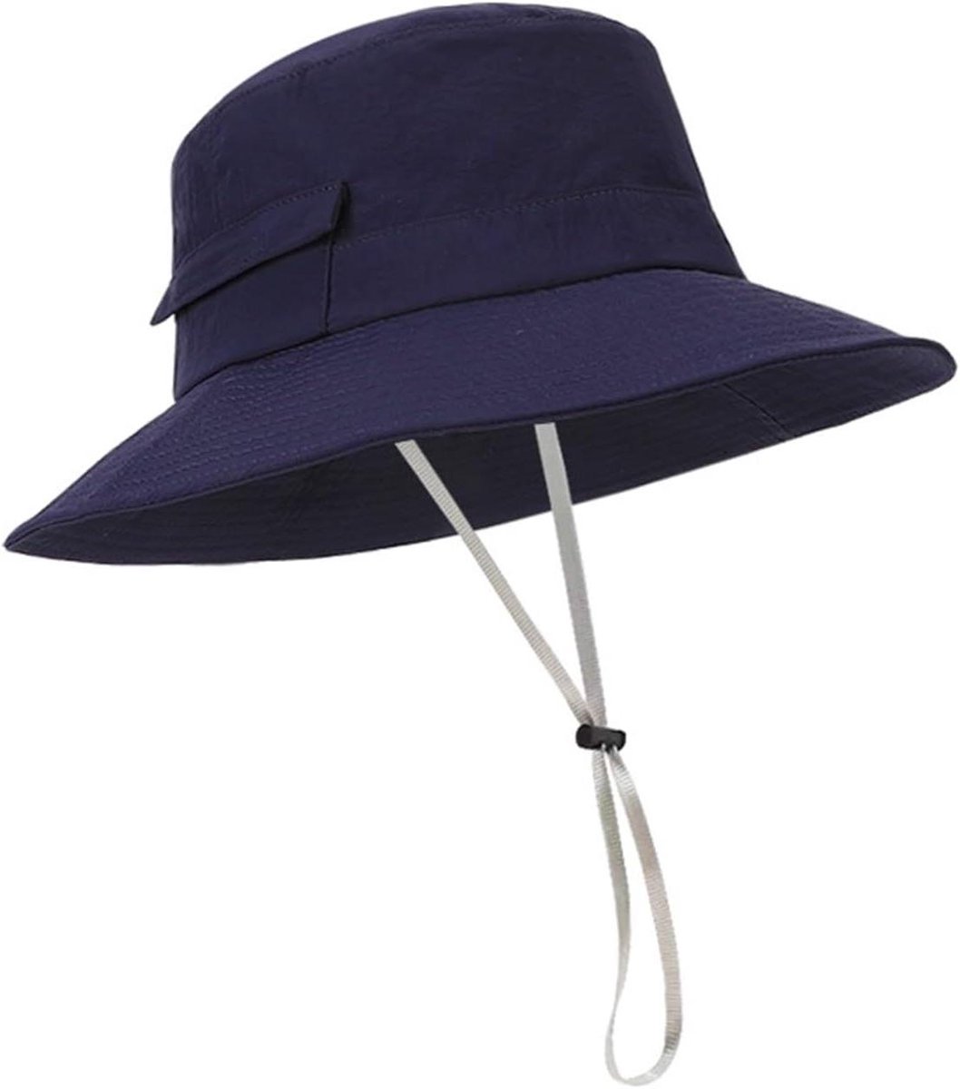 Zonnehoed Unisex - Vissershoed Outdoor - UV Bescherming - Brede Rand - 54-58.5 cm - null