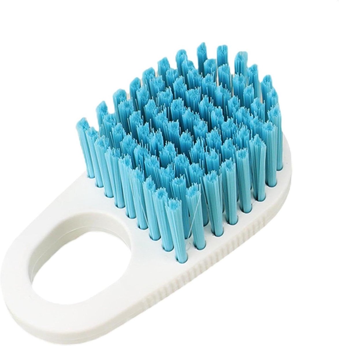 Schrobborstel - Badkamer Borstel - Badkamer Reinigen - Moeilijk Bereikbaar - 10.5 cm - Wit