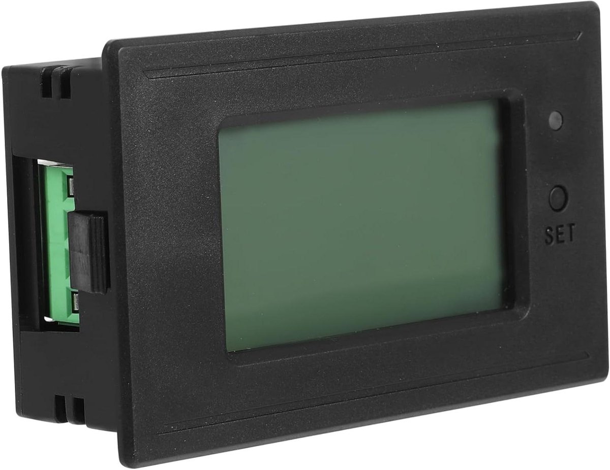 Stroommeter - Energieteller Voltmeter - Energieverbruik Monitoren - Nauwkeurige Weergave - 9 x 5.5 x 2.8 cm - Zwart