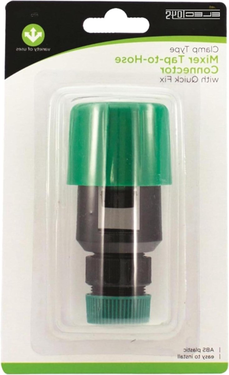 Kraan Slang Connector - Slangkoppeling Kraan - Tuinslang Aansluiten - Klem Type Snel - 7 x 3 x 2 cm