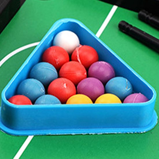 Mini Tafelspel - Billiards Set - Familie Plezier - Realistische Gameplay - 35.5 cm Lengte - Zoals Afgebeeld van mini — afbeelding 4