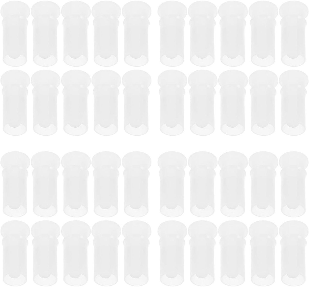 Speelgoedfluitjes Vervanging - Geluid Piepers - Speelgoed Repareren - Dubbel Geluid - 100 Stuks - Wit