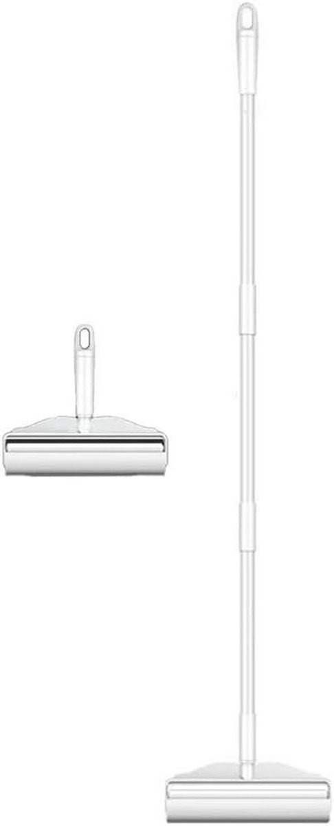 Brede Pluisroller - Haren Verwijderaar - Snelle Reiniging - Lange Handgreep - 30 cm Lengte - Wit