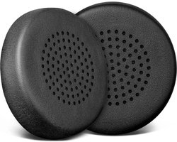Vervangende Oorkussens voor Bluetooth On-Ear Hoofdtelefoons, Zacht Leer en Geluidsisolerend Schuim - Zwart