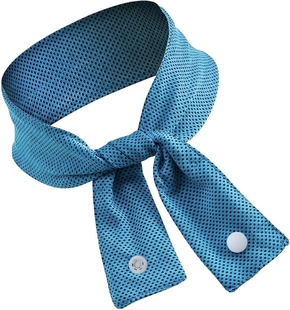 Koel Sjaal - Nekkoeler Wrap - Hitte Verlichting - Herbruikbare Verdampingstechnologie - 70x5 cm - Hemelsblauw