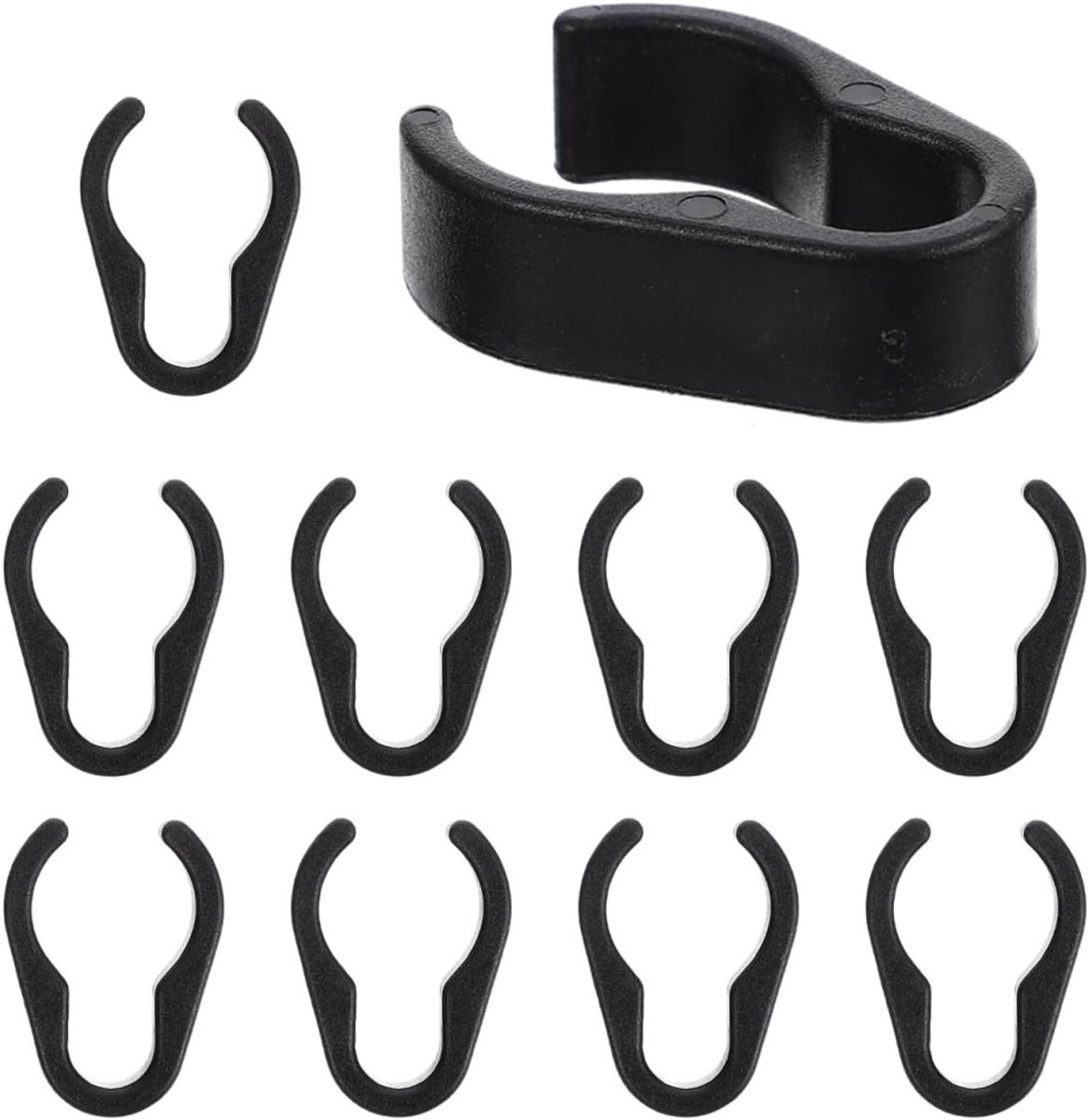 10 Stuks Plastic Kabelclips voor Microfoonstandaard - Flexibele Klemmen voor KTV en Thuisgebruik