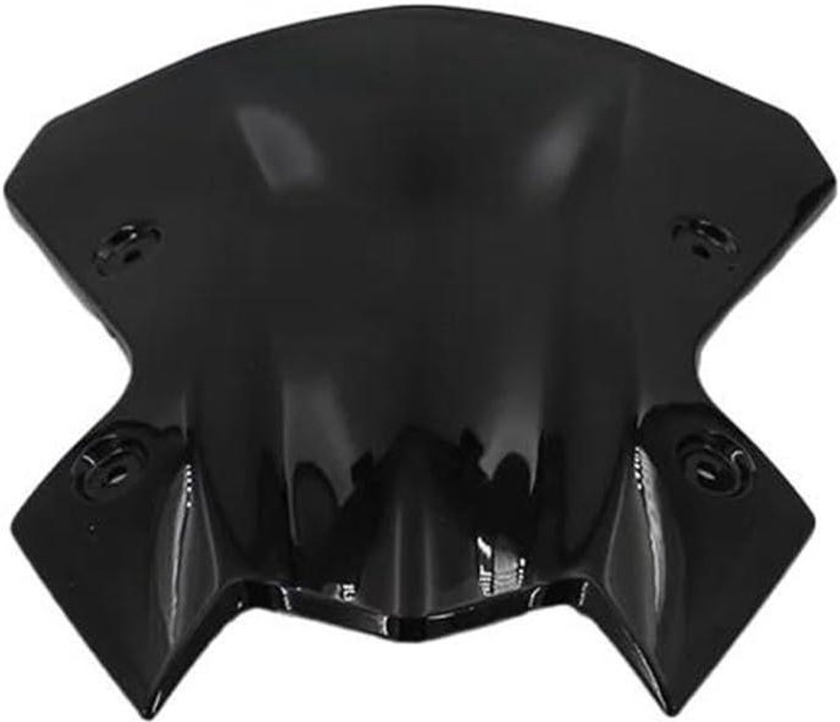 Motorfiets Windscherm - Voorruit Spoiler - Comfortabel Rijden - Dubbele Bubbel Ontwerp - Voor Z900 2020-2023 - Zwart