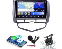 Auto Stereo Navigatie - Multimedia Systeem - Autorijden Verbeteren - Draadloze Carplay Android Auto - 9 Inch QLED - Zwart