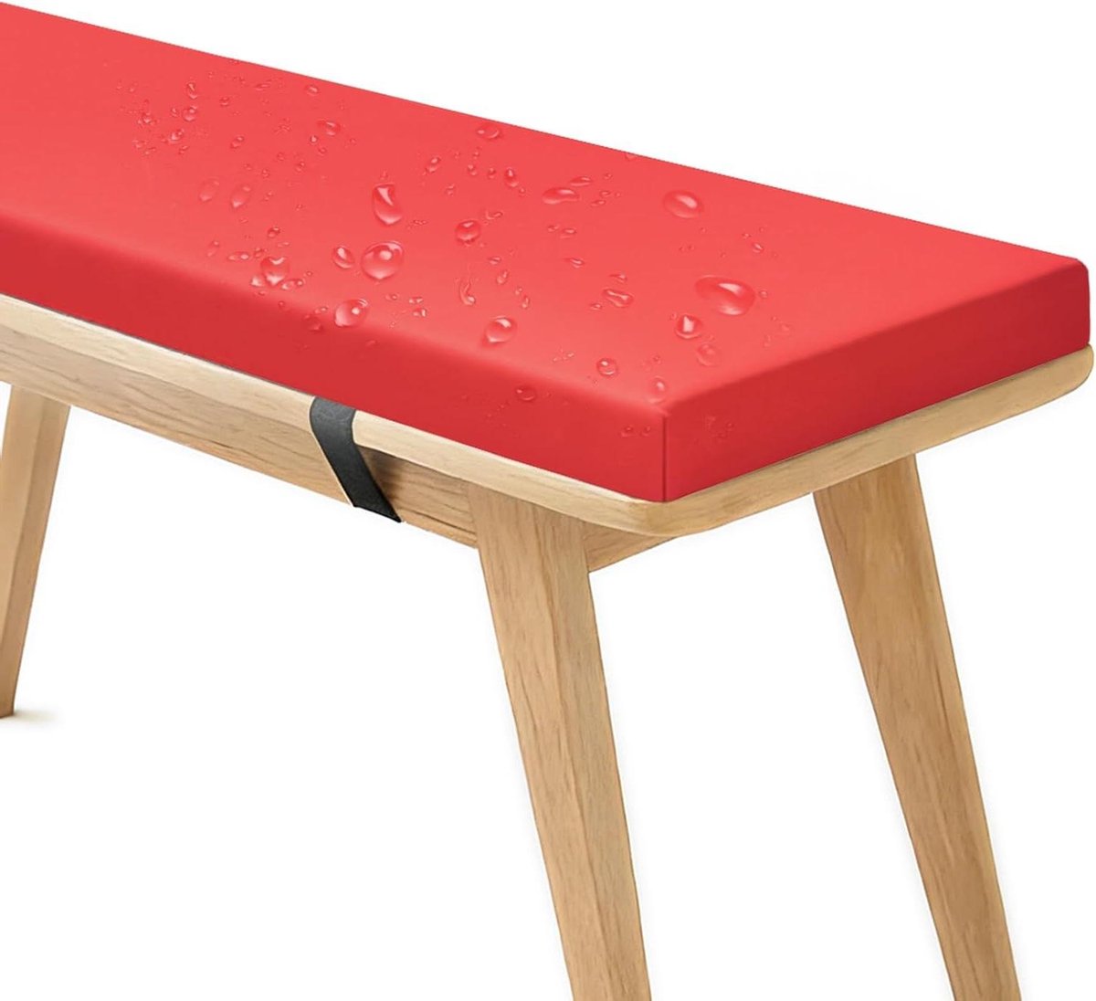 Waterdicht Bankkussen - Zitkussen Tuinbank - Buiten Zitten - 8cm Dik Schuim - 45x60cm - Grijs