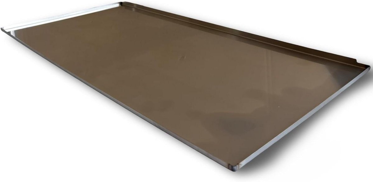 Vetopvangplaat - Druppelbak Roestvrijstaal - Barbecue Onderhoud - Premium Kwaliteit Duitsland - 55 x 27.5 cm - Zilverkleurig