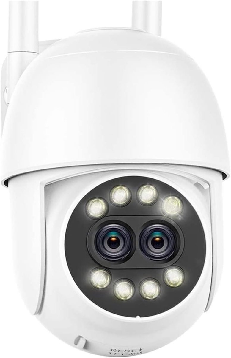 Beveiligingscamera Buiten - IP Camera PTZ - Huisbewaking - Dubbele Lens 8x Zoom - 8MP - Upgrade