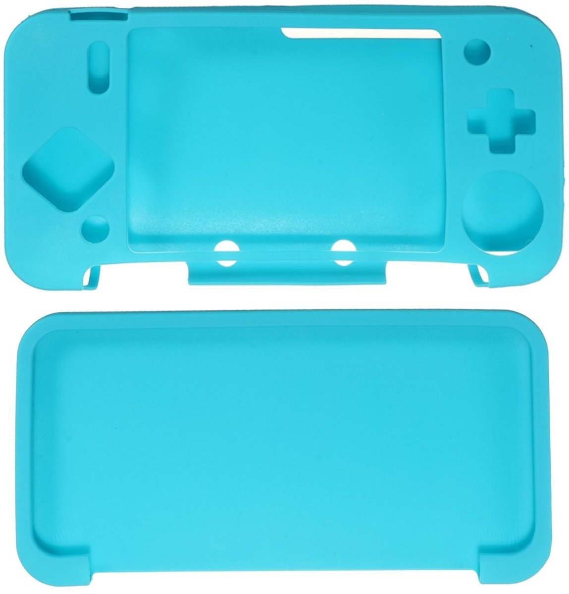 Golden crown - Soft Silicone Protective Case - Nintendo New 2DS XL/LL - Ergonomisch en comfortabel - Siliconen hoes - Bescherming tegen krassen - Gesc