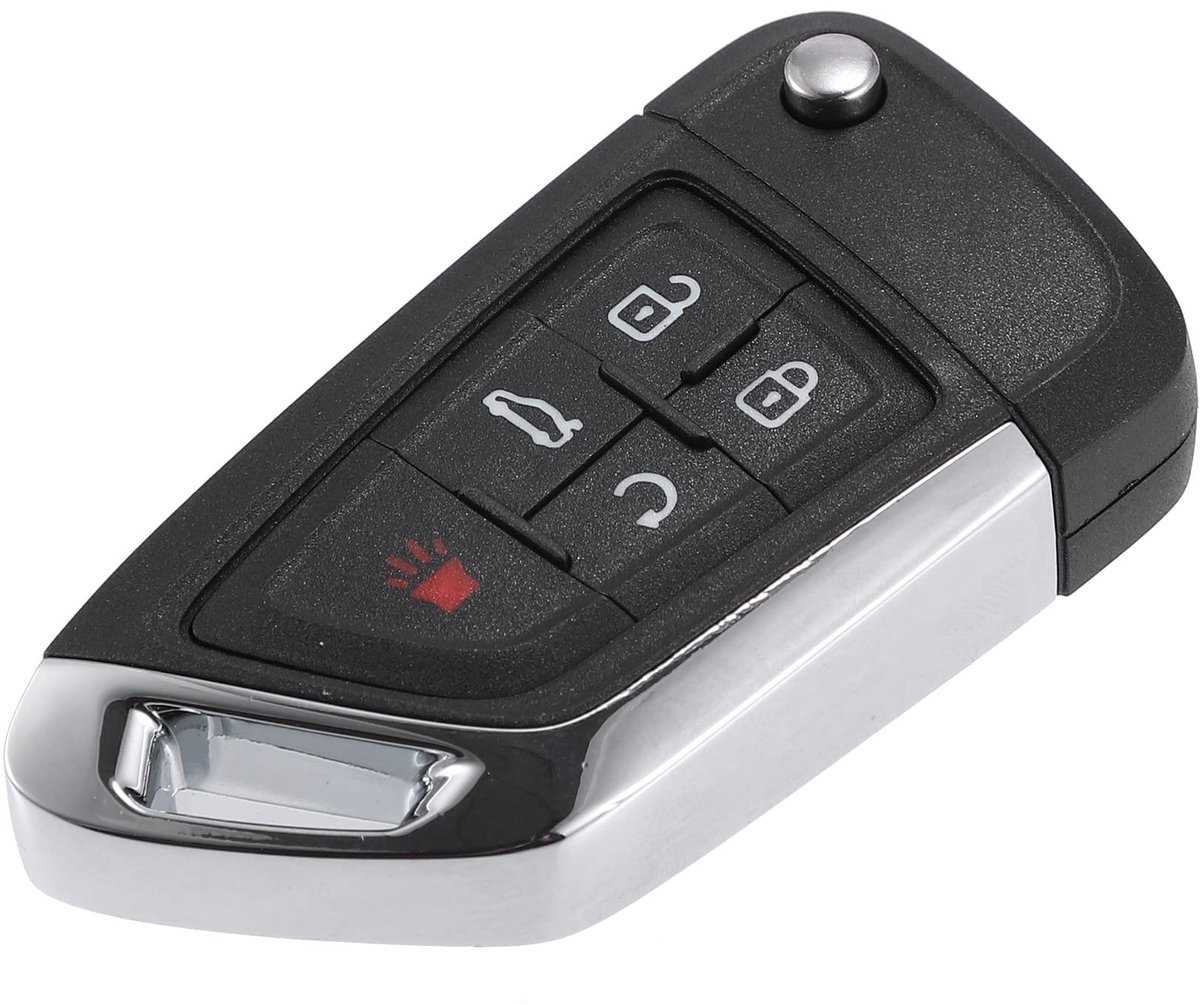 Allecto - Sleutelhoes - Keyless Entry - Vervangende Behuizing - 5 Knoppen - Geschikt voor Chevrolet - 14 x 10 x 2 cm