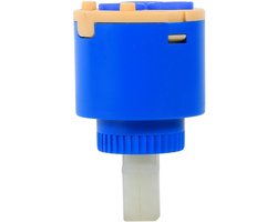 Shopcentral - Keramische cartridge - Waterbesparing - 35mm/40mm - Praktische vervanging - Geschikt voor lekkende kranen - Blauw