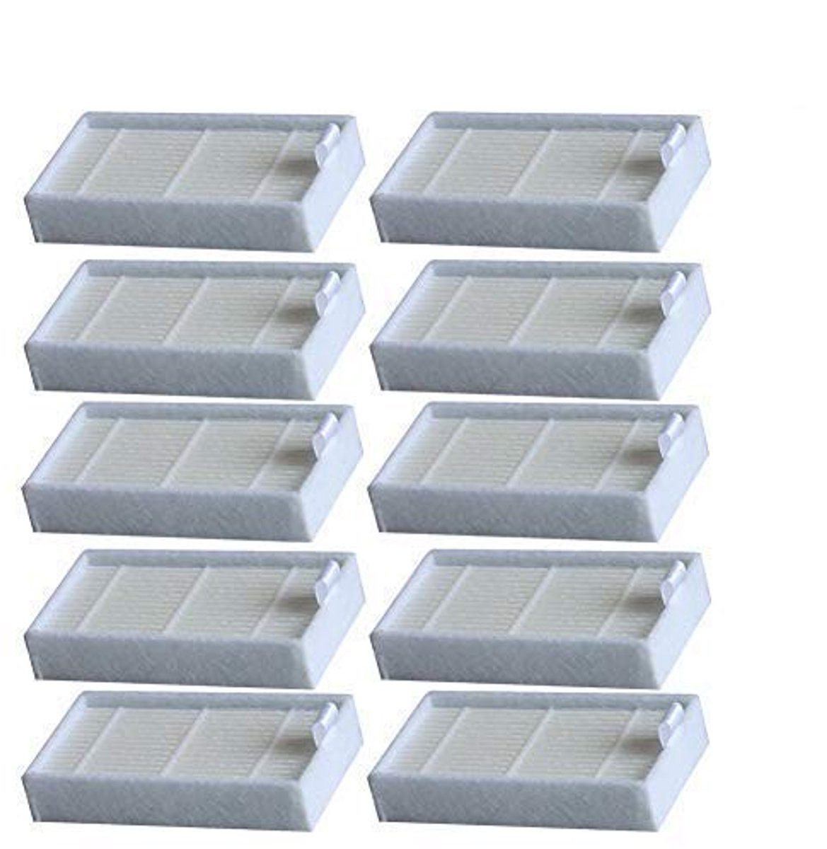 Allecto - Robotstofzuiger Filter - Vervangingsfilters - Set van 10 - Compatibel met V3, V3S, V3S Pro, V5, V5S, V5S Pro - Ondersteunt optimaal...