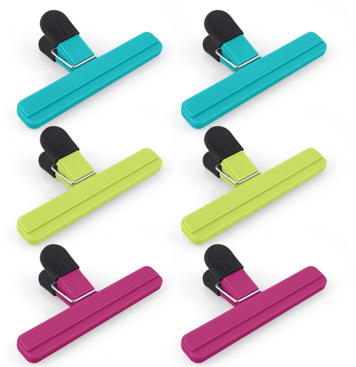 MTTProducts - Food Clips - Herbruikbare Sealing Clips - Stevige Kwaliteit - Grote Set - Multifunctionele Snack Clips - Geschikt voor Keuken en Opslag -...