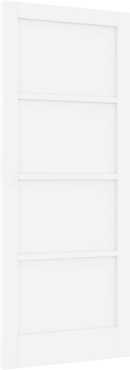 vidaXL - Interne - Deur - 83 - x - 202 - cm - Multiplex - Wit