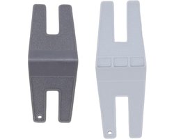 Naroote Bulky Seam Jumper Button Clearance Plate Set voor Huishoudelijke Naaimachine, 2 Stuks Hump Jumper Naaigereedschap voor Verschillende Stofdiktes
