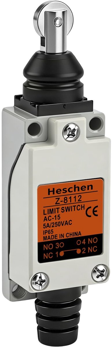 IMstore - Limit switch - Roller Plunger - Waterproof en olie bestendig - Compact formaat - Normaal gesloten en normaal open - Voor panelen en machines