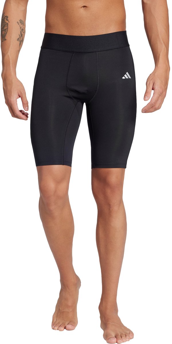 Adidas Performance Techfit Korte Legging Heren Zwart