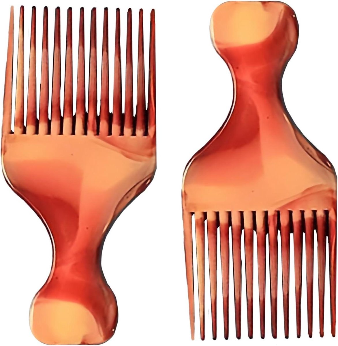 Krullende Kam - Styling Gereedschap - Haar Ontwarren - Brede Tanden - 125 x 55 cm - Zwart