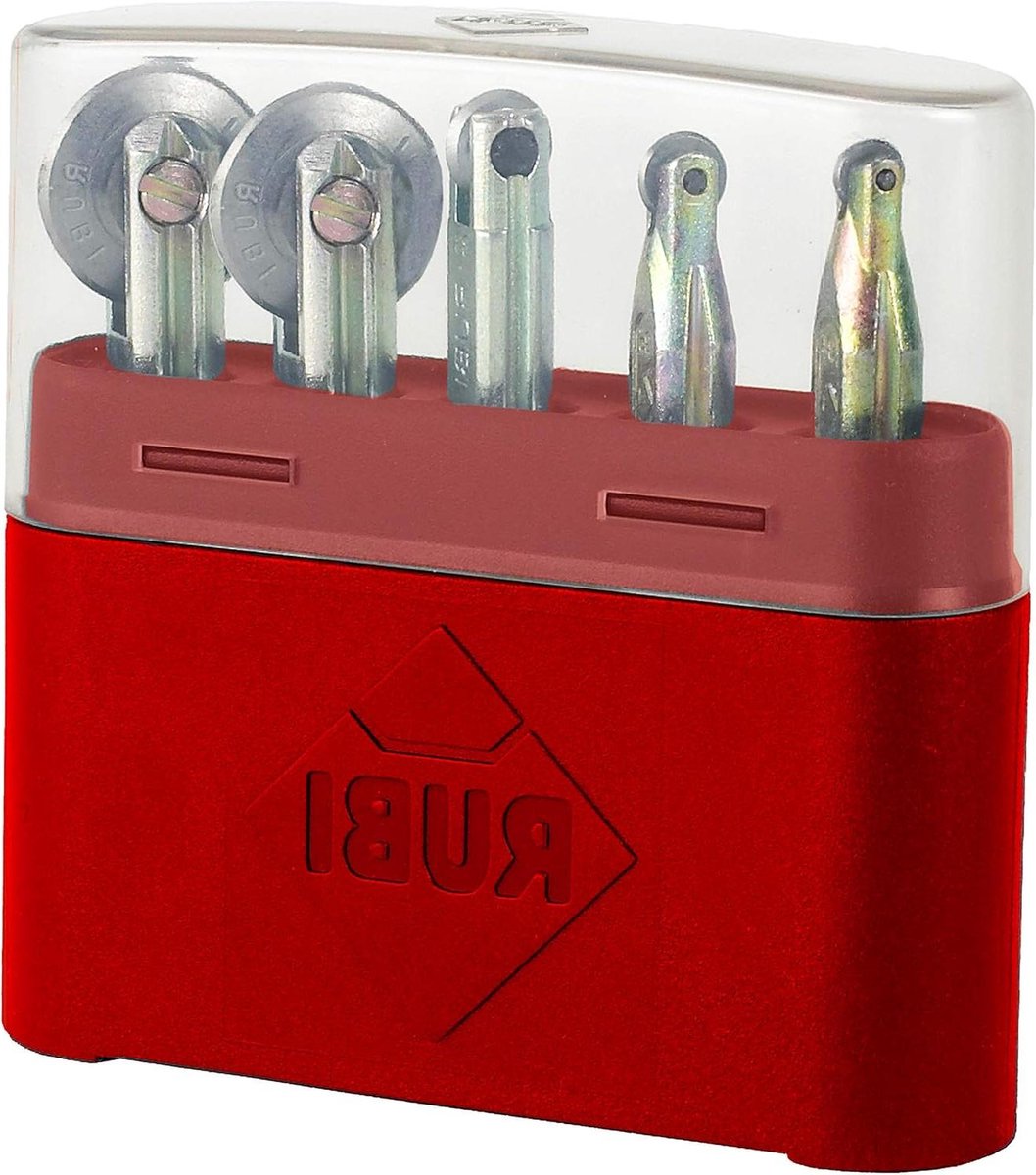 Snijwielset Tegelsnijder - Reservewielen Onderdelen - Precisie Tegels Snijden - Wolfraamcarbide Duurzaam - 5 Delig 6-18mm - Metaal