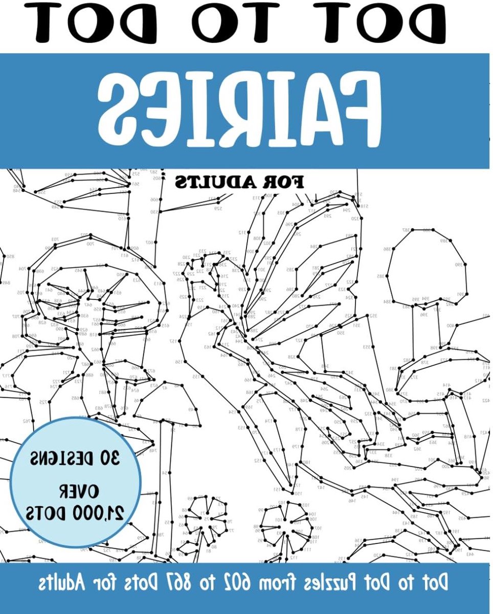 Fairy Tekenboek - Puzzelboek Volwassenen - Ontspannen Tekenen - Meer Dan 21000 Stippen - 8.5x11 Inch - Niet Van Toepassing