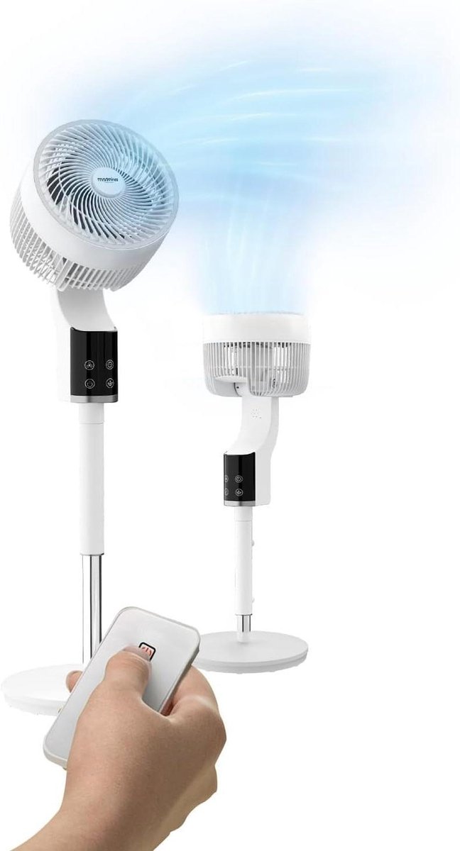 Staande Ventilator - Stille Fan - Kamers Koelen - Digitale Touch Display - 50 W - Niet gespecificeerd