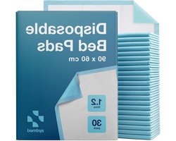 Aydmed 30 x Premium Disposable Incontinence Bed Pads | Large Waterproof and Ultra-Absorbent Protective Sheets for Mattress, Sofa and Chair for Babies, Children, Adults and Elderly (60cm x 90cm)