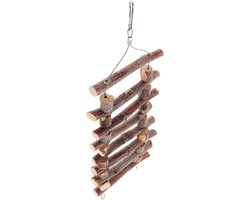 Houten Knaagdier Speelgoed - Knaag Snacks - Tandverzorging - Natuurlijk Hout - 10.6x1.5x29.5cm - Niet gespecificeerd