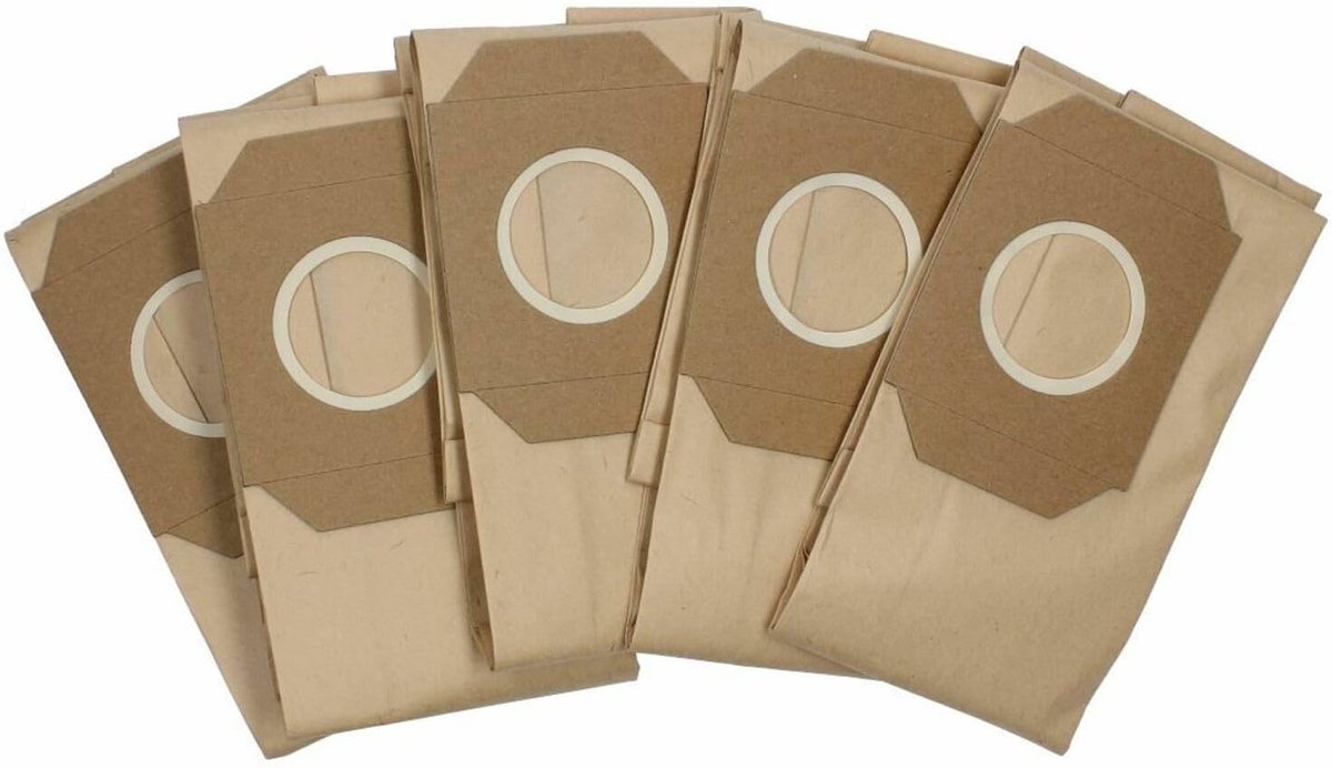 Filterzakken Stofzuiger - Papieren Stofzakken - Stof Vangen - Speciaal Ontworpen - 5 Stuks - Wit