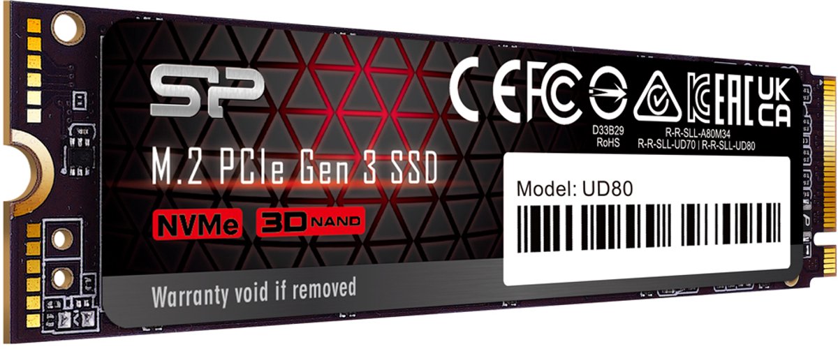 Silicon Power UD80 500 GB M.2 PCI Express 3.0 NVMe 3D NAND
