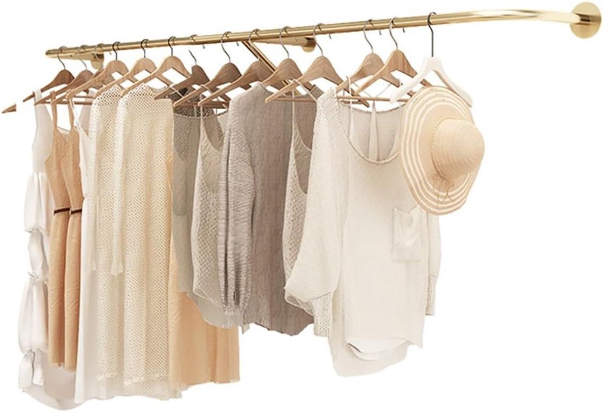 Metalen Wandkapstok - Kledingrek Winkel - Kleding Presenteren - Moderne Industriële Stijl