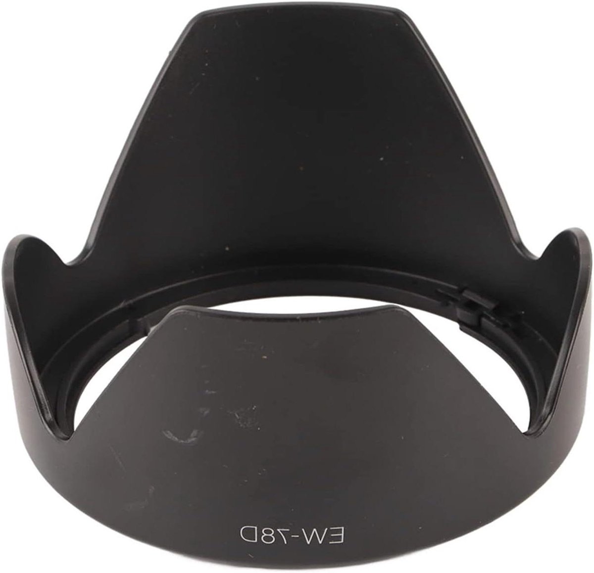 Zonnekap Camera Lens - Lenskap EW-78D - Beschermen Lens - ABS Materiaal - 72mm - Zwart
