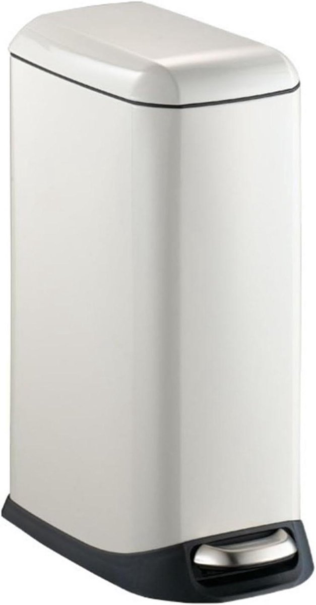 Keuken Prullenbak - Afvalbak Pedal Bin - Afval Scheiden - Softclose Deksel - 20 Liter - Wit