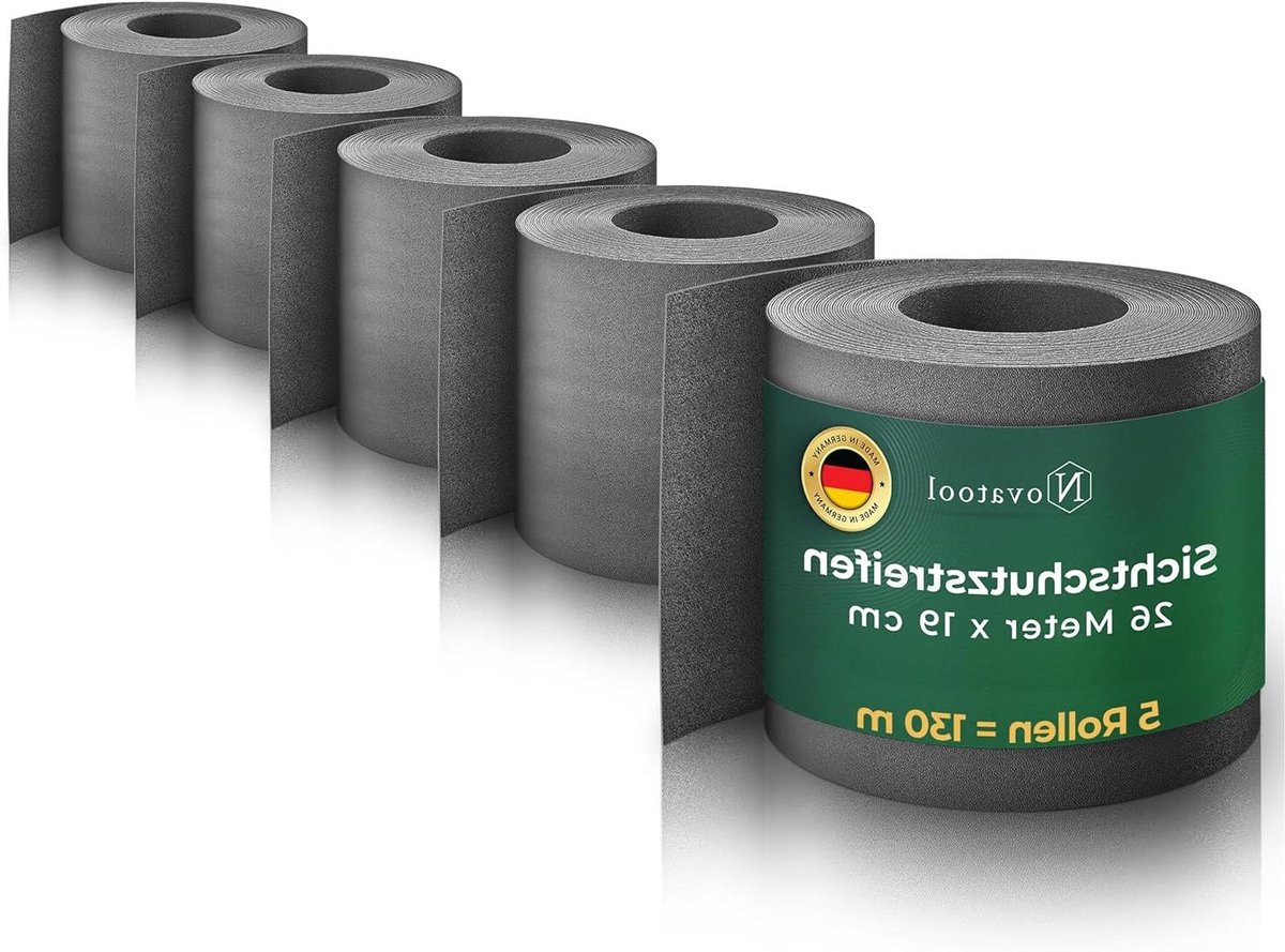 Zichtwerende stroken - Privacy stroken - Inkijk weren - Duurzaam PP materiaal - 130 m - Antraciet