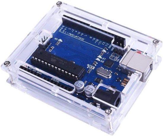 Acryl Computer Behuizing - Raspberry Pi Case - Bescherming Componenten - Geavanceerd Ventilatiesysteem - 8.6 x 6.6 x 1.4 cm