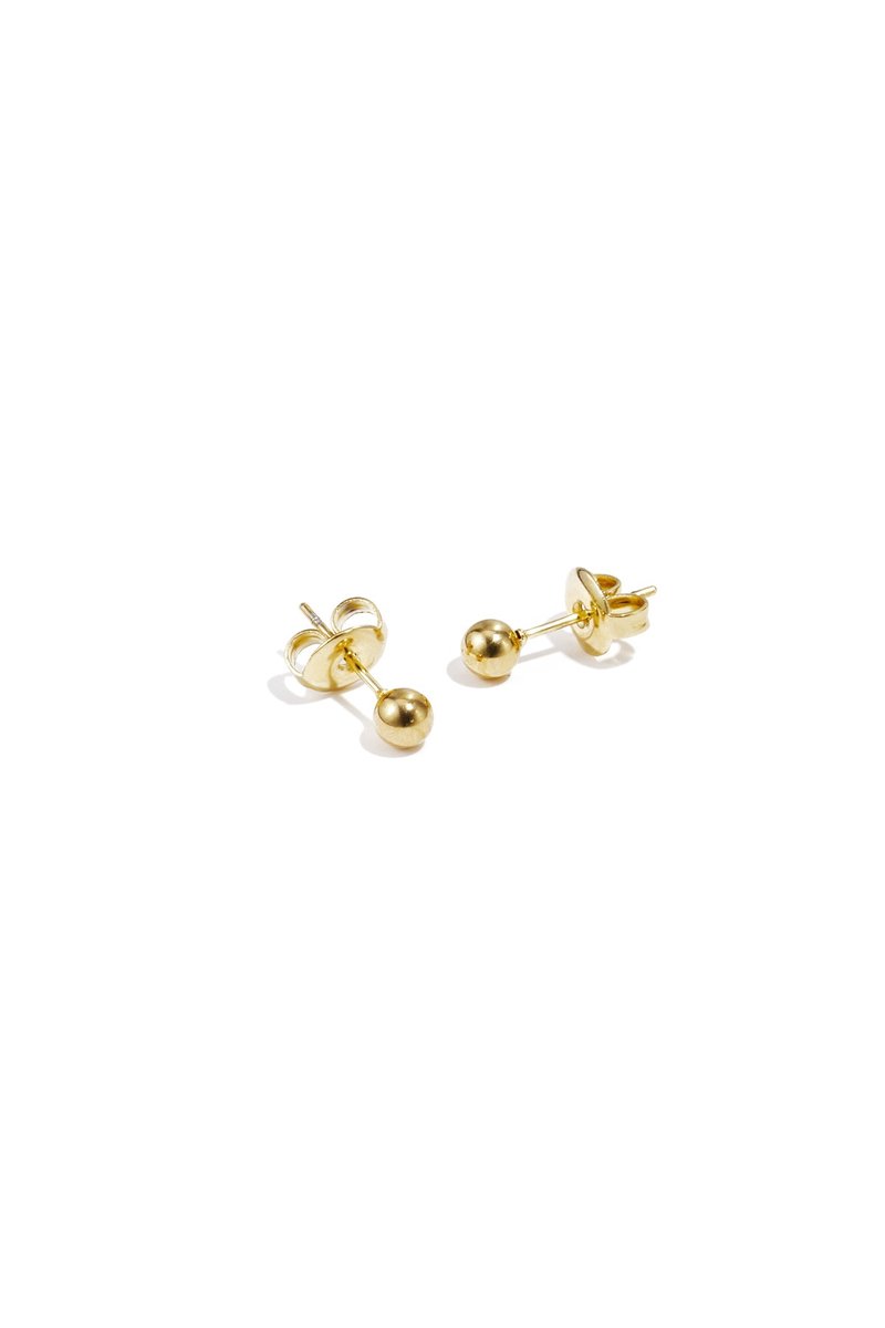 oorbellen knopjes - goud