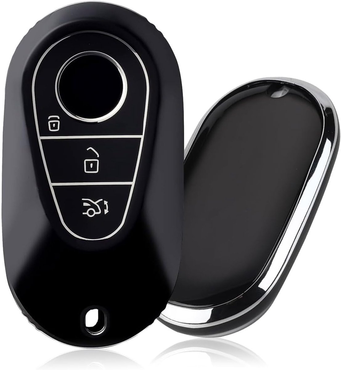 Key Cover Sleutelhoes Sleutelhanger - Geschikt voor Mercedes Benz C S Class W223 W206 S350L S400L S450L S500L 2021 2022