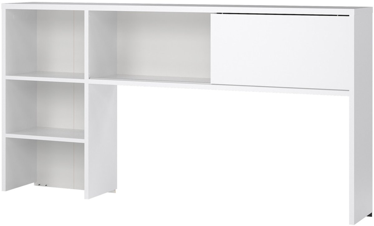 Giga Living Kantoorbureau Function Plus - Wit Hoogglans - 149x24x79cm