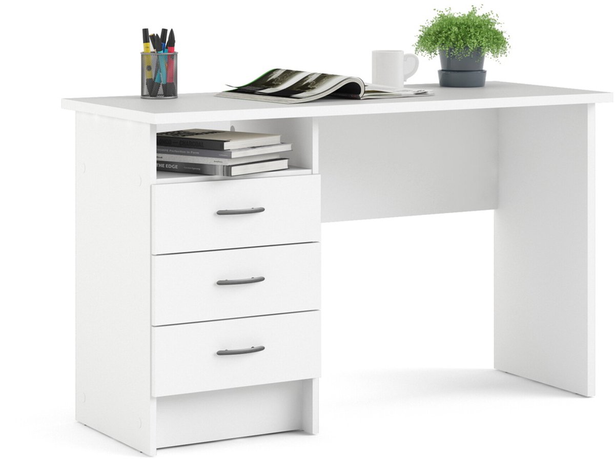 Giga Living Bureau Function Plus - Wit - 120x70x50cm